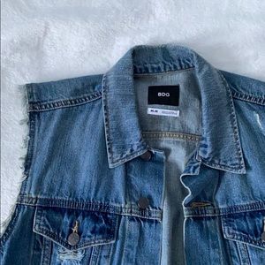 BDG Distressed Denim Vest